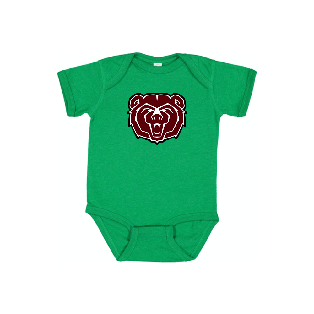 Missouri State Bears Logo Baby Romper Onesie