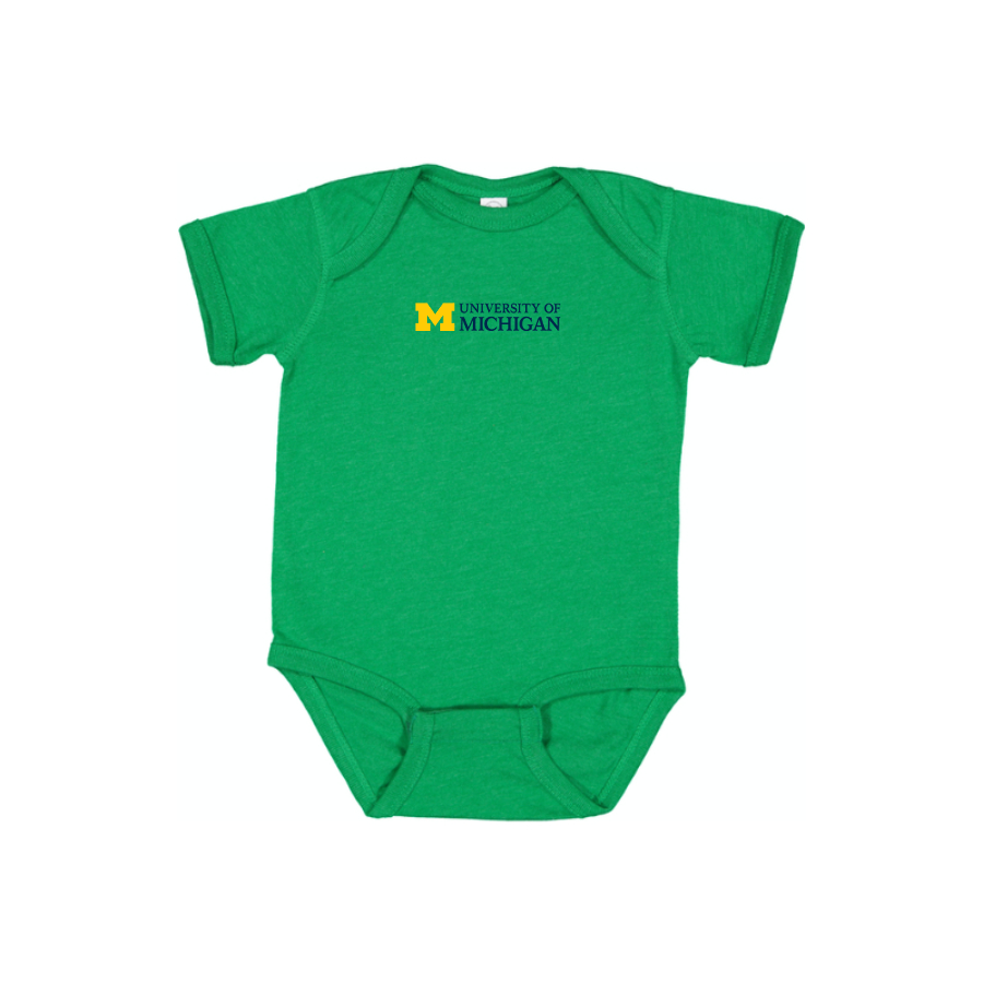 University of Michigan Logo Baby Romper Onesie