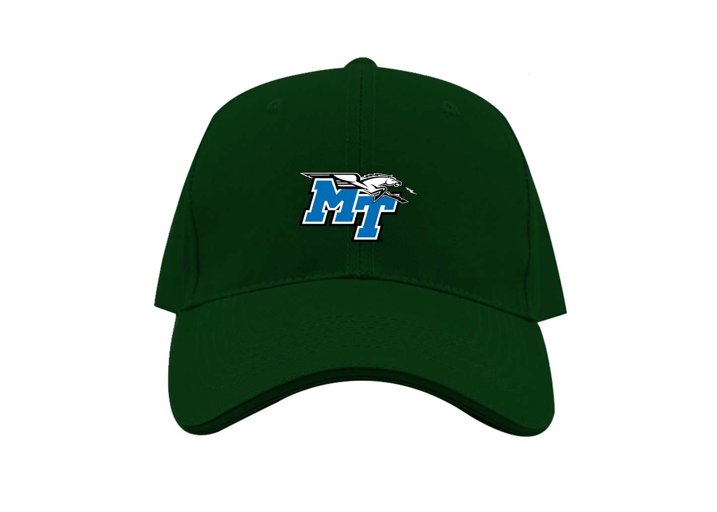 Middle Tennessee Blue Raiders Logo Dad Baseball Cap Hat