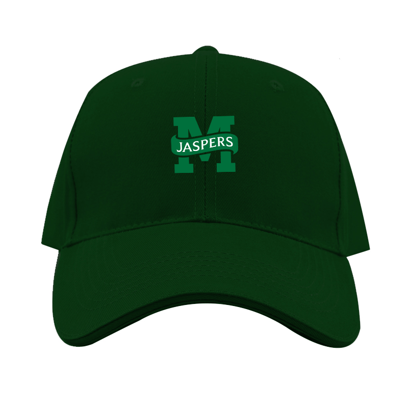 Manhattan Jaspers Logo Dad Baseball Cap Hat