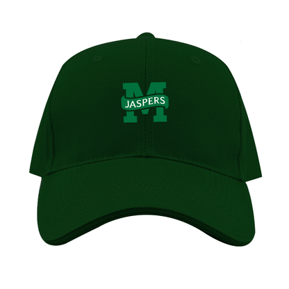 Manhattan Jaspers Logo Dad Baseball Cap Hat