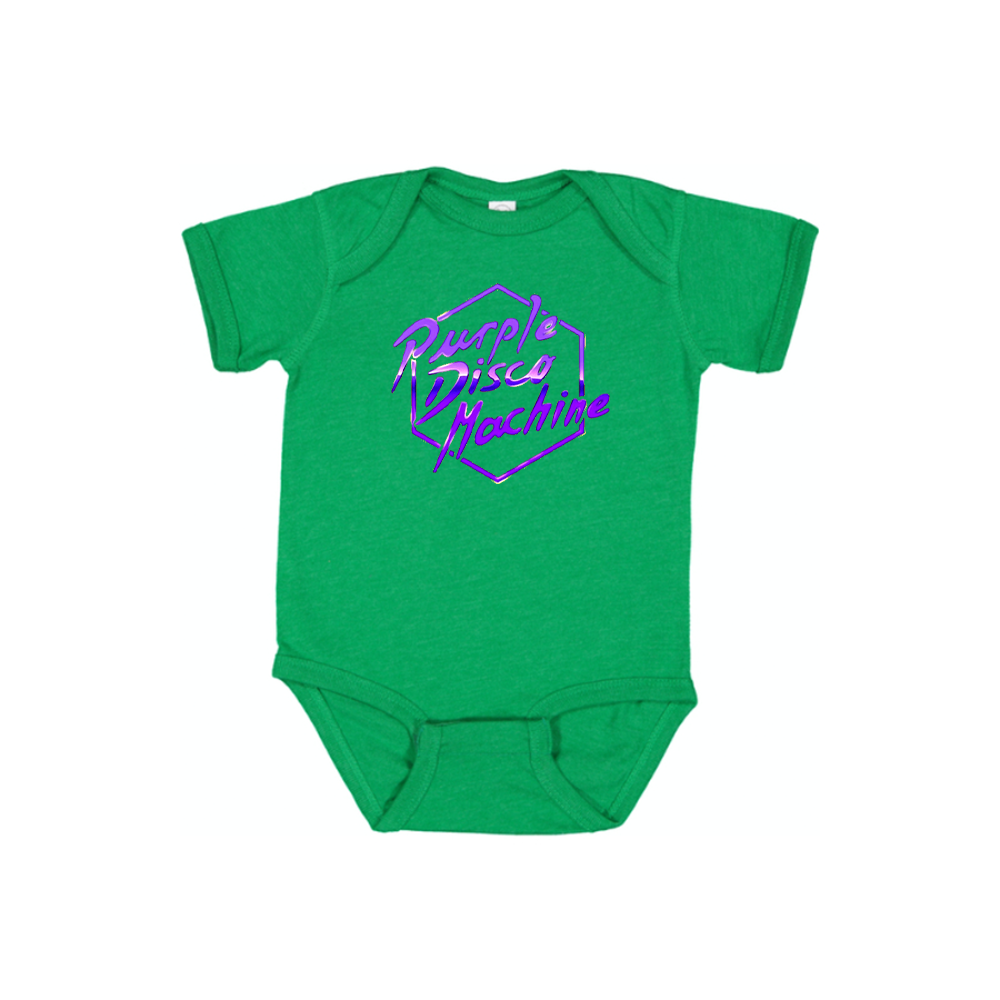 Purple Disco Machine Baby Romper Onesie