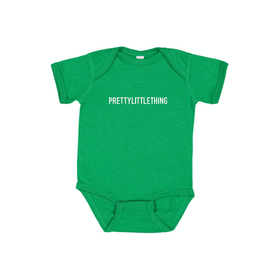 Pretty Little Thing Logo Baby Romper Onesie