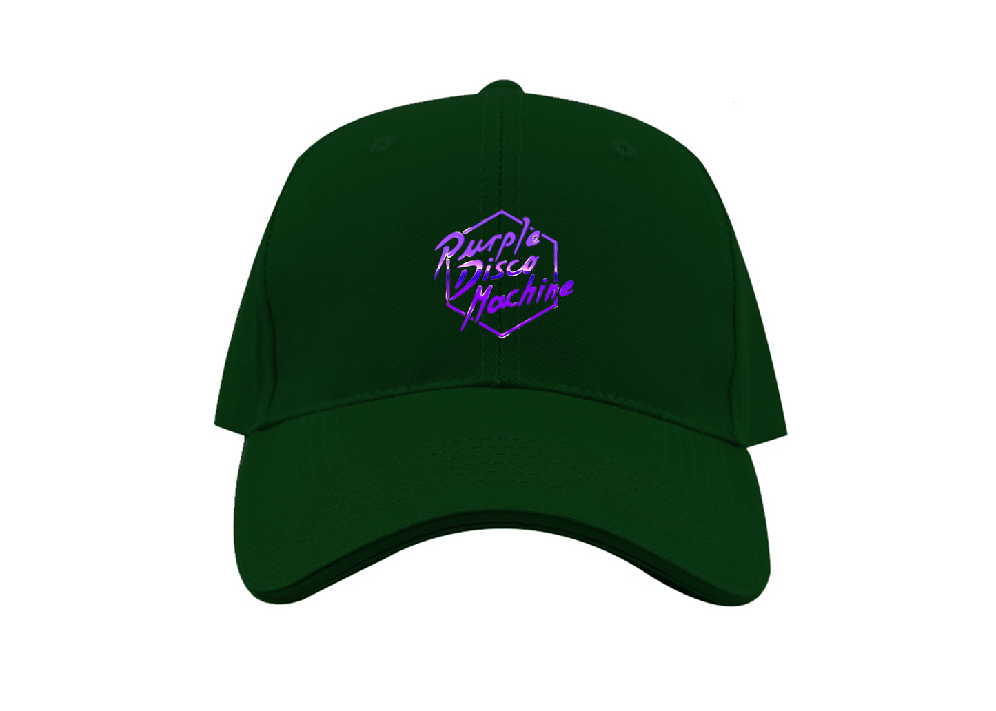Purple Disco Machine Dad Baseball Cap Hat