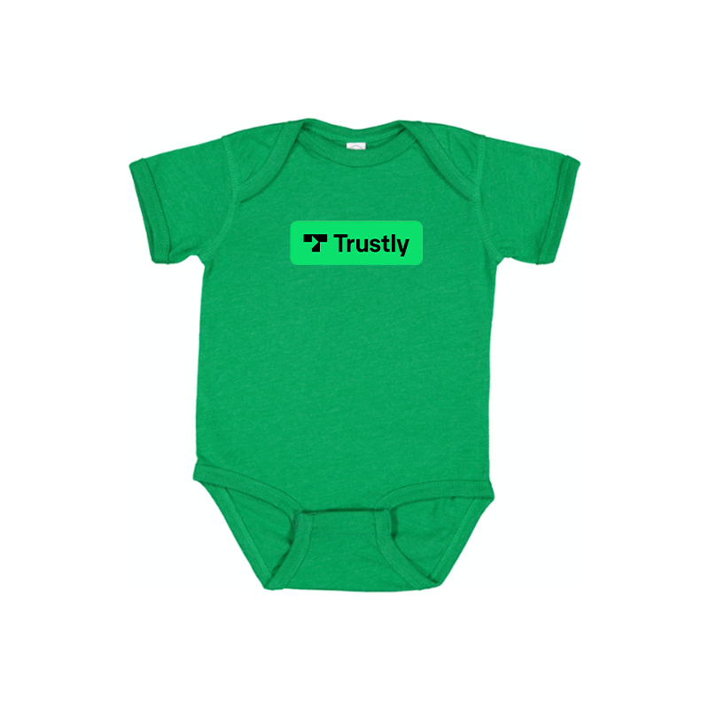 Trustly Horizontal Logo Baby Romper Onesie