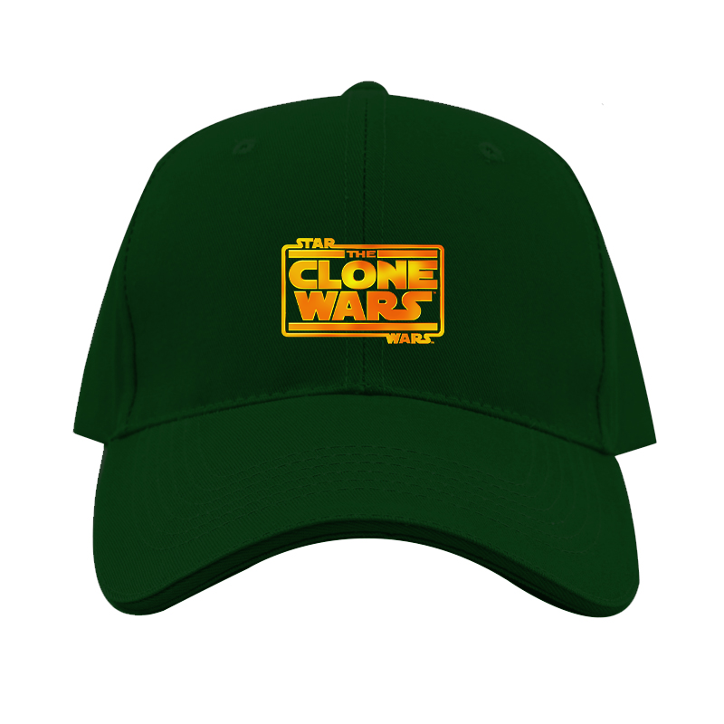 The Clone wars Logo Dad Baseball Cap Hat