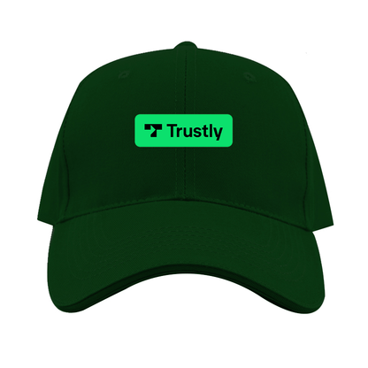 Trustly Horizontal Logo Dad Baseball Cap Hat