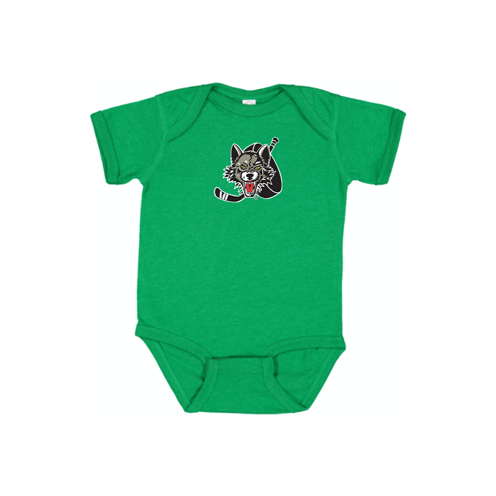Chicago Wolves Logo Baby Romper Onesie