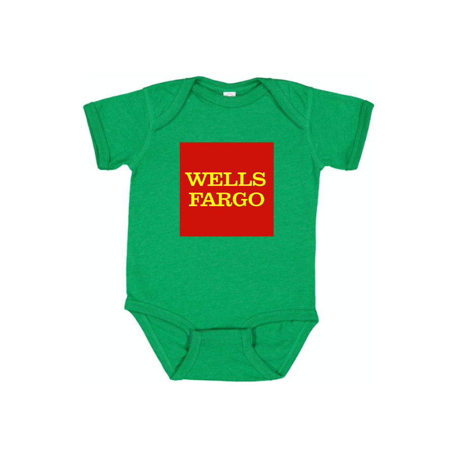 Wells Fargo Logo Baby Romper Onesie