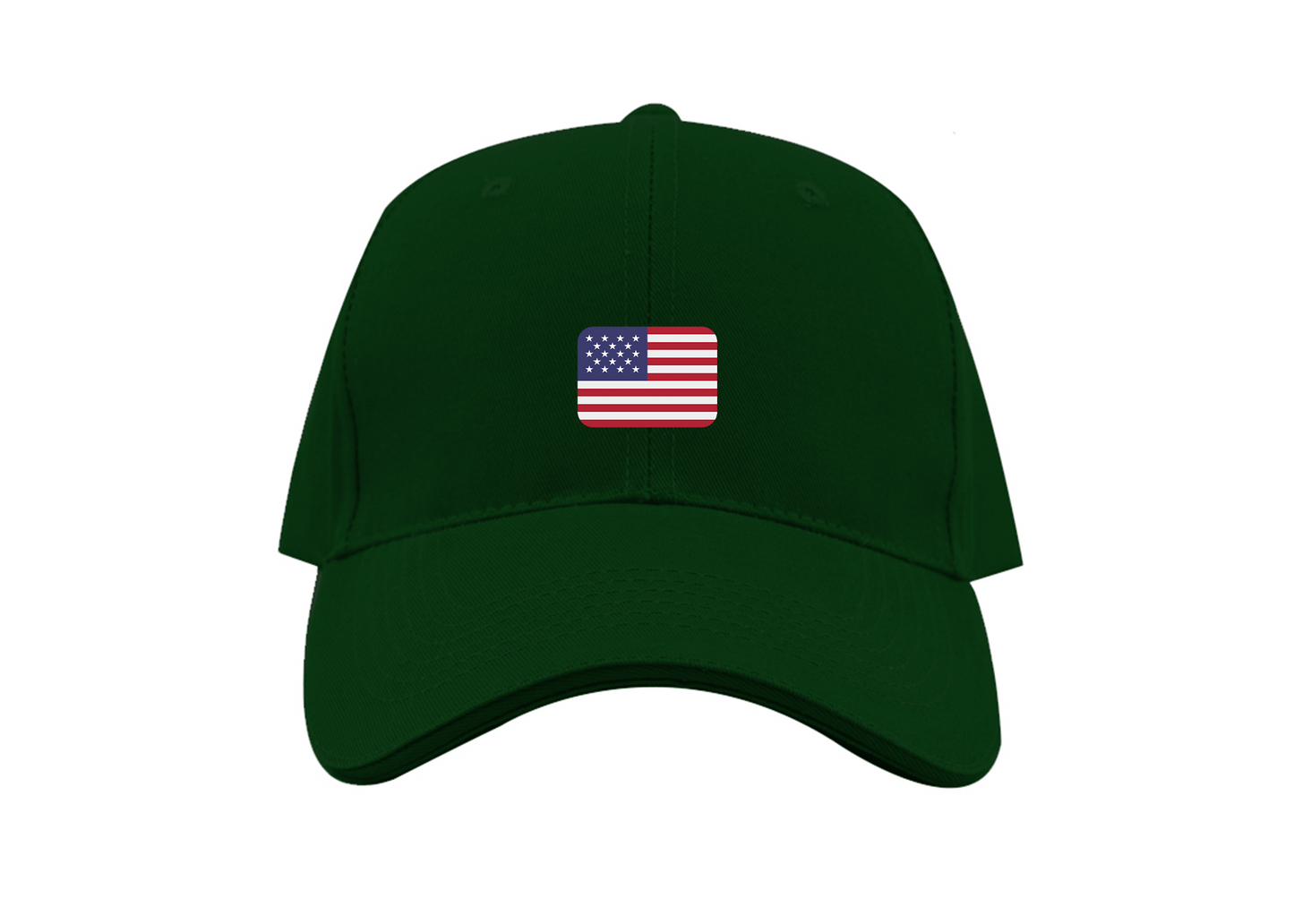 American-Flag-Emoji Dad Baseball Cap Hat