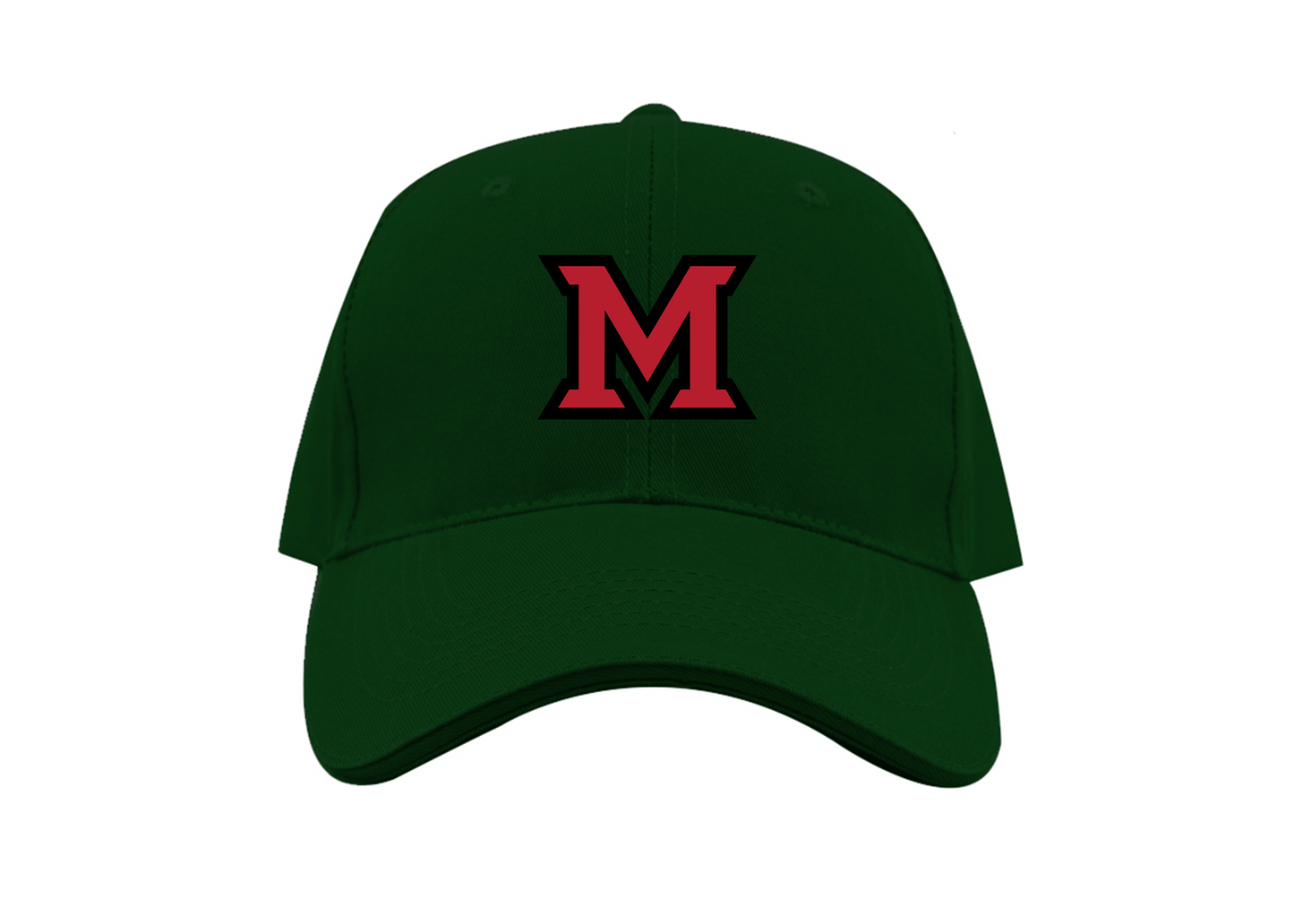 Miami Ohio RedHawks Logo Dad Baseball Cap Hat