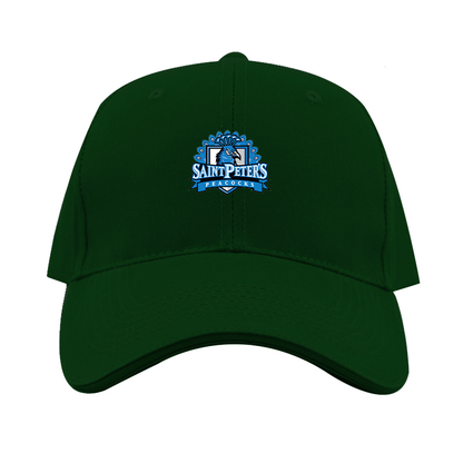 Saint Peters Peacocks Logo Dad Baseball Cap Hat