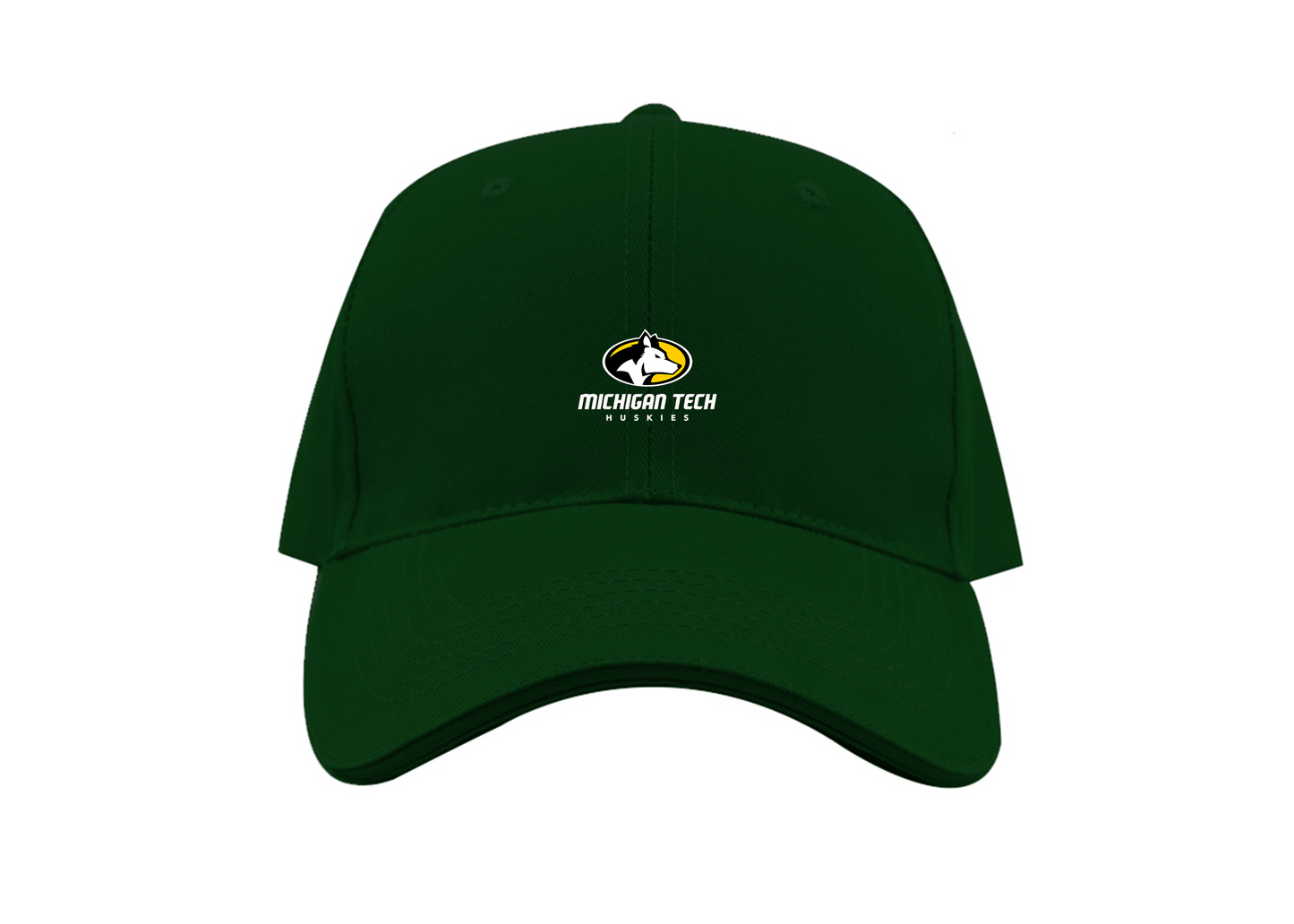 Michigan Tech Huskies Logo Dad Baseball Cap Hat