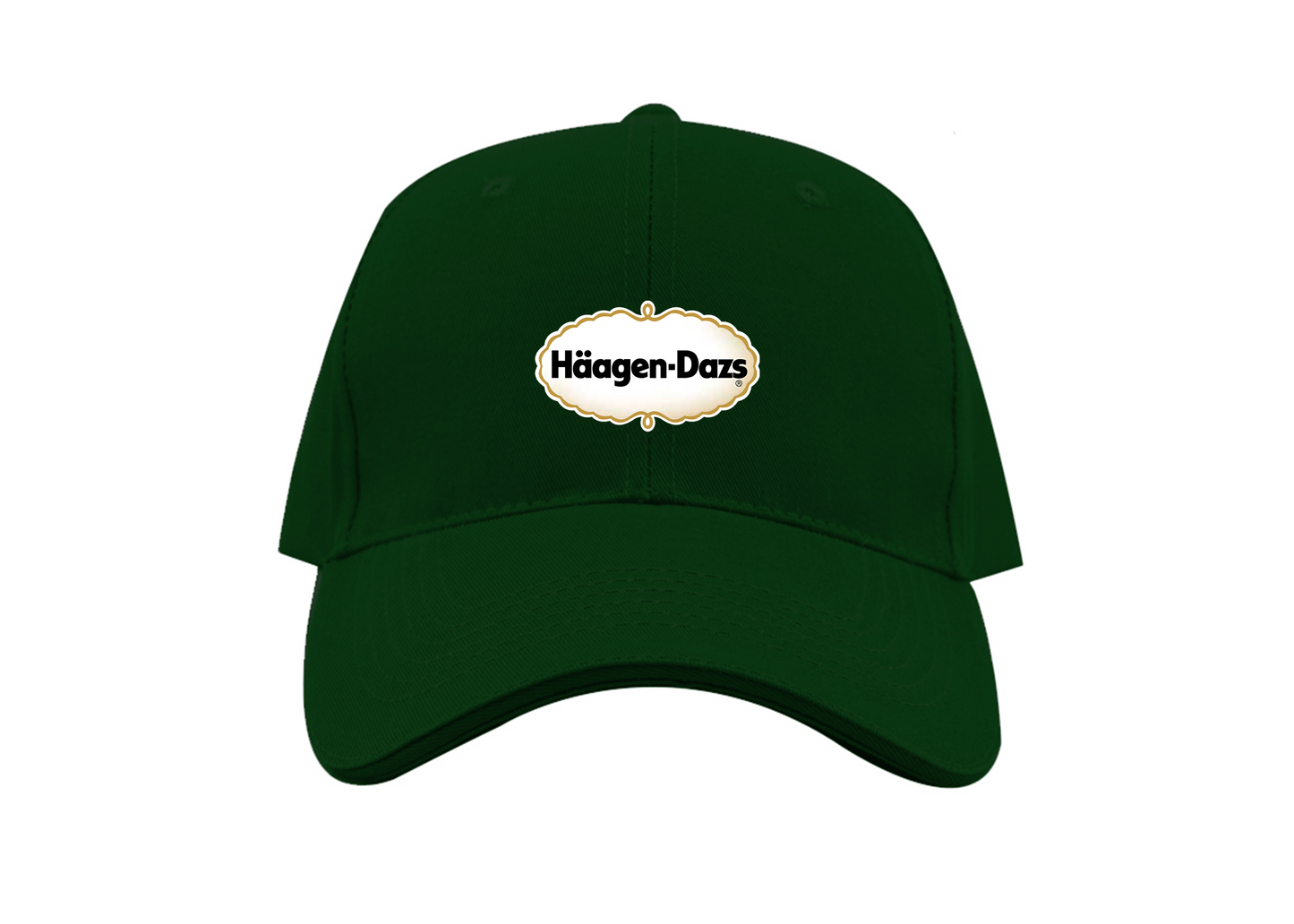 Haagen Dazs Logo Dad Baseball Cap Hat