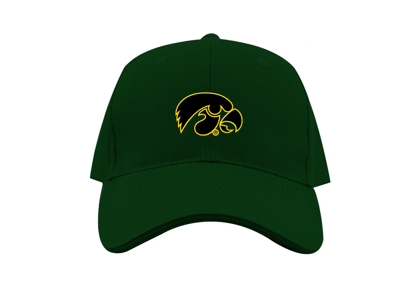 Lowa Hawkeyes Logo Dad Baseball Cap Hat