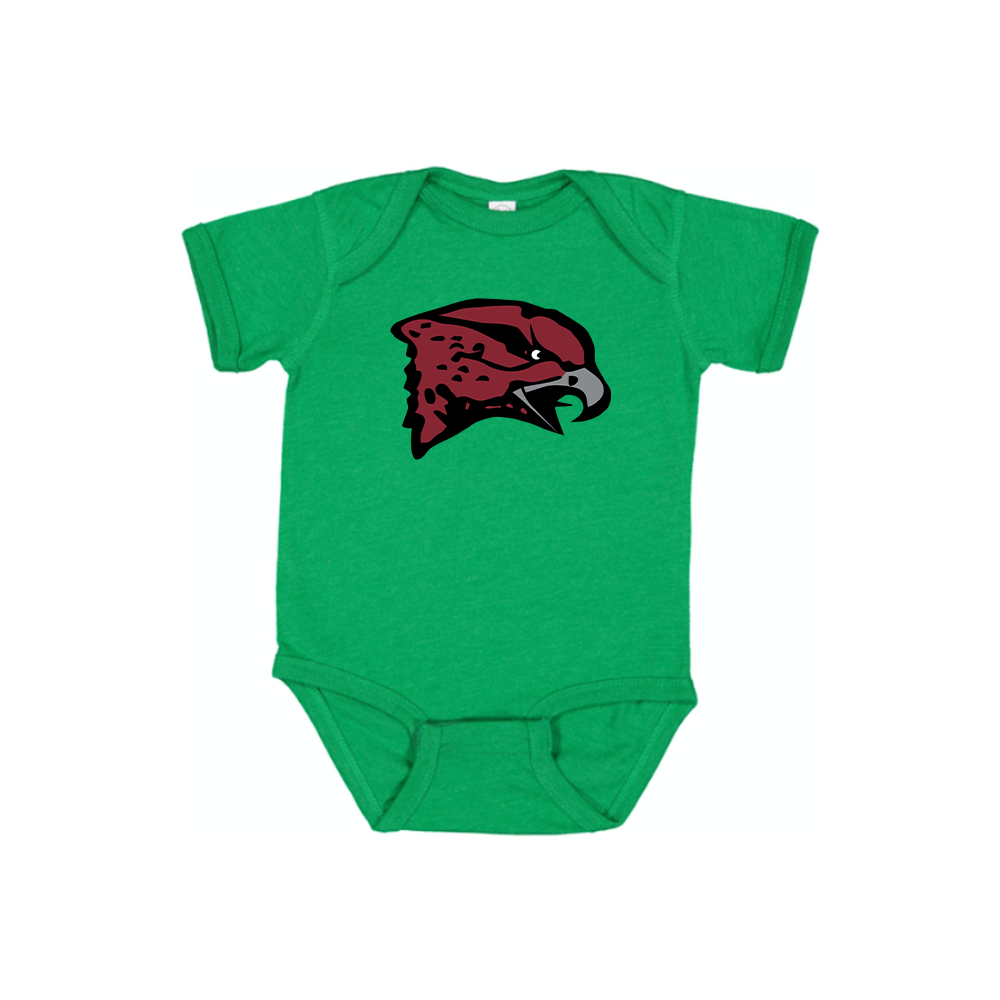 Maryland Eastern Shore Hawks Logo Baby Romper Onesie
