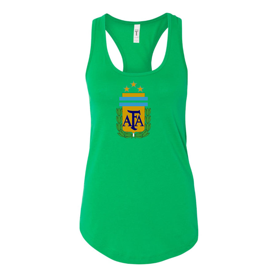Women's Argentina National Soccer Team Racerback Tank Top