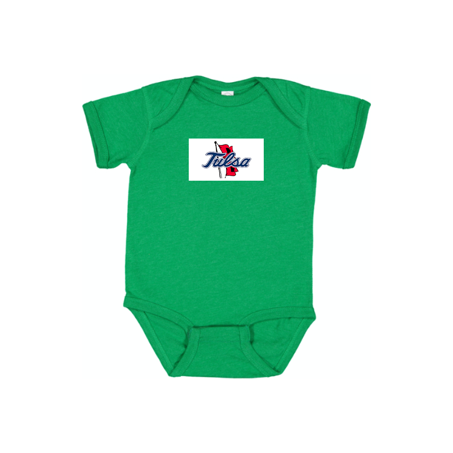 Tulsa Golden Hurricane Logo Baby Romper Onesie