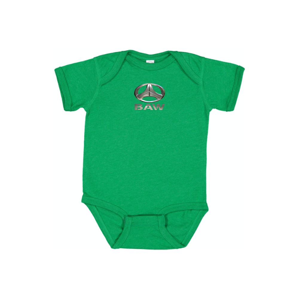 Beijing Automobile Works Logo Baby Romper Onesie