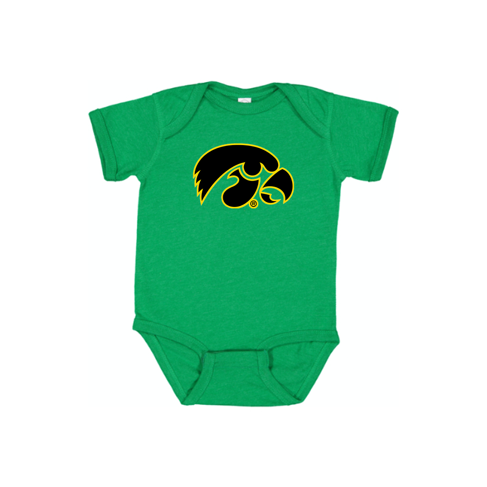 Lowa Hawkeyes Logo Baby Romper Onesie