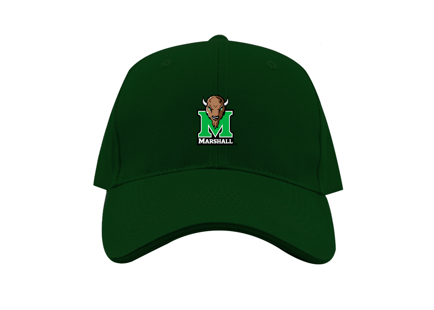 Marshall Thundering Herd Logo Dad Baseball Cap Hat