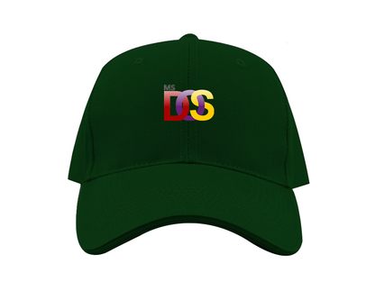 MS DOS Logo Dad Baseball Cap Hat