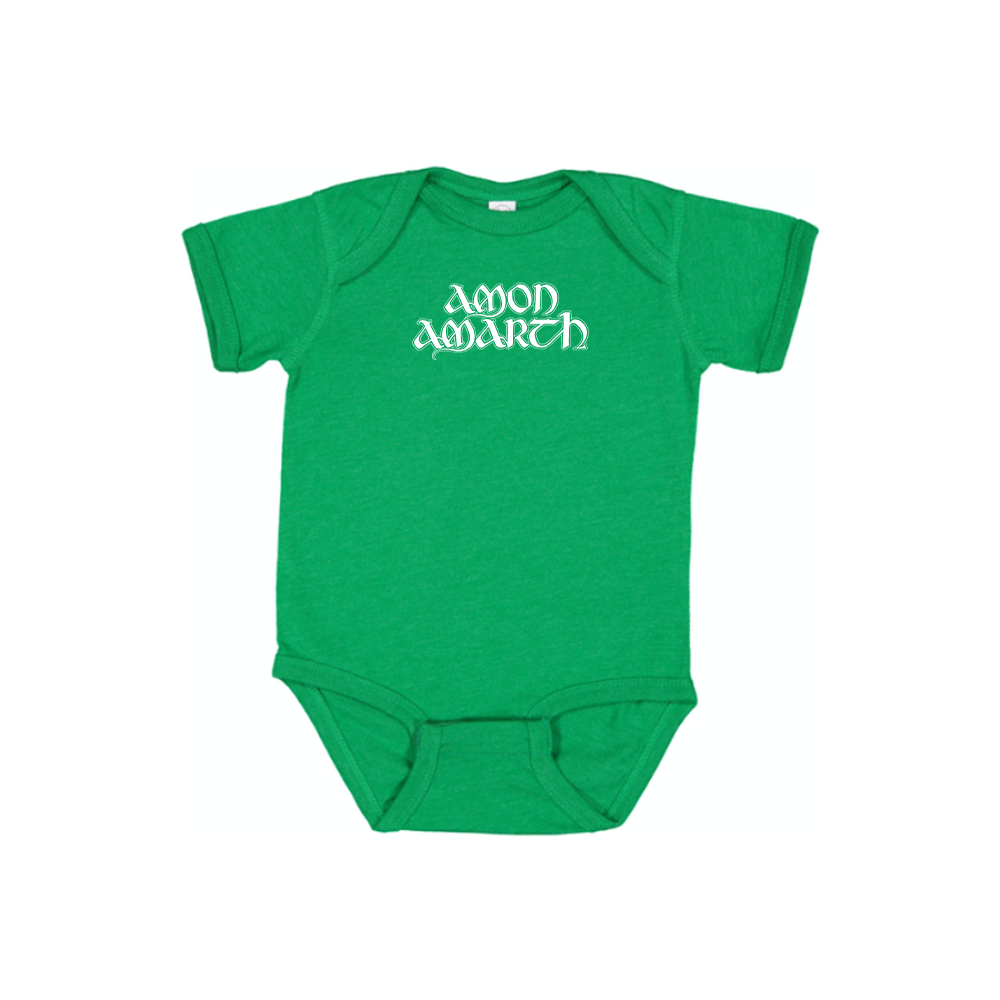 Amon Amarth Logo Baby Romper Onesie