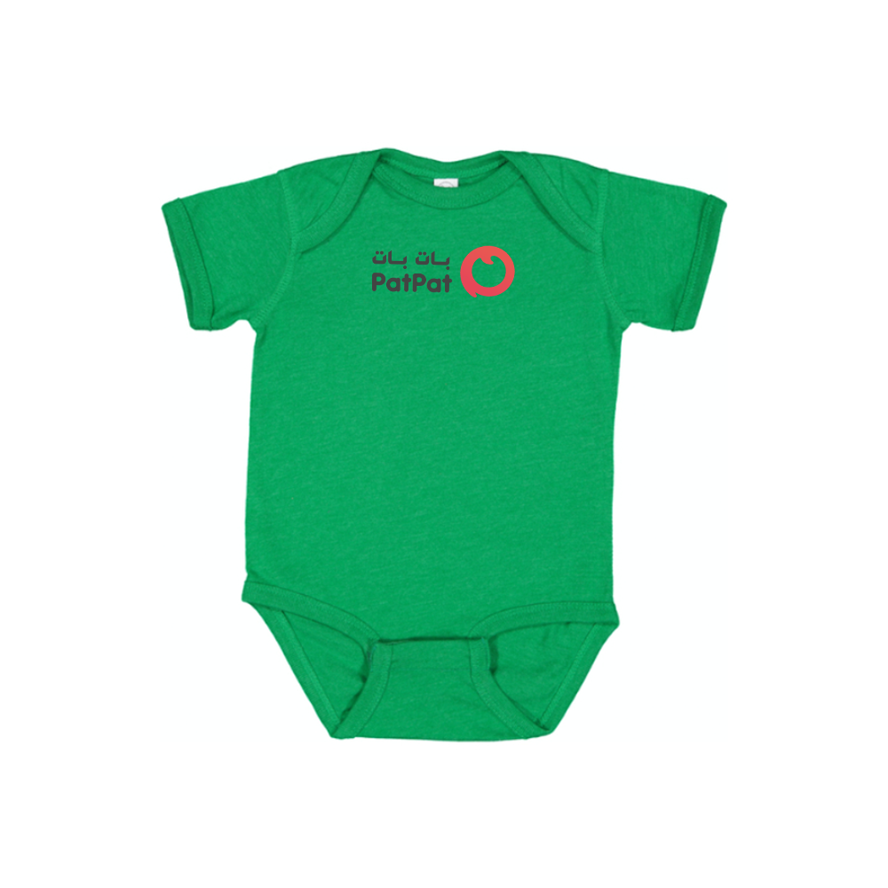 PatPat Logo Baby Romper Onesie