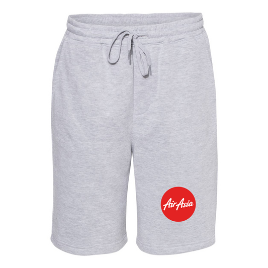 Men's Air Asia Logo Independent Trading Co Midweight Fleece Shorts