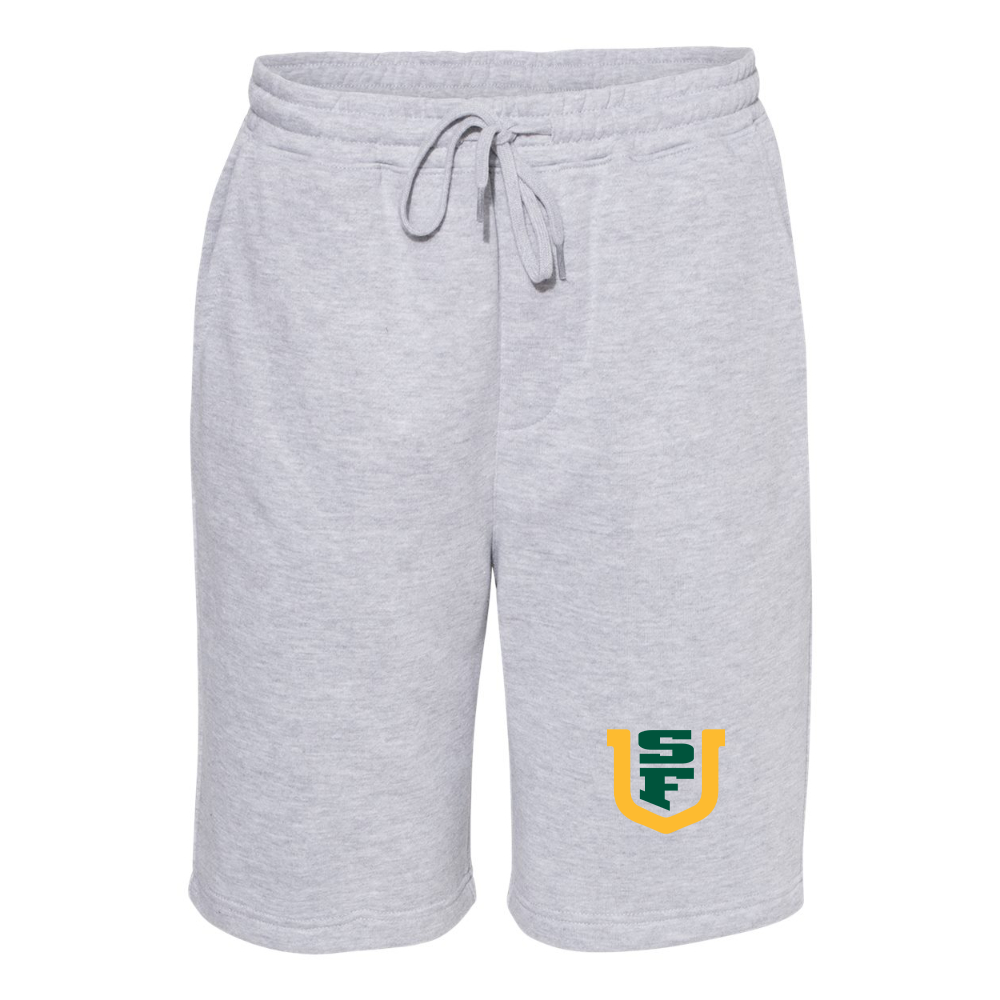 Men's San Francisco Dons Logo Independent Trading Co Midweight Fleece Shorts