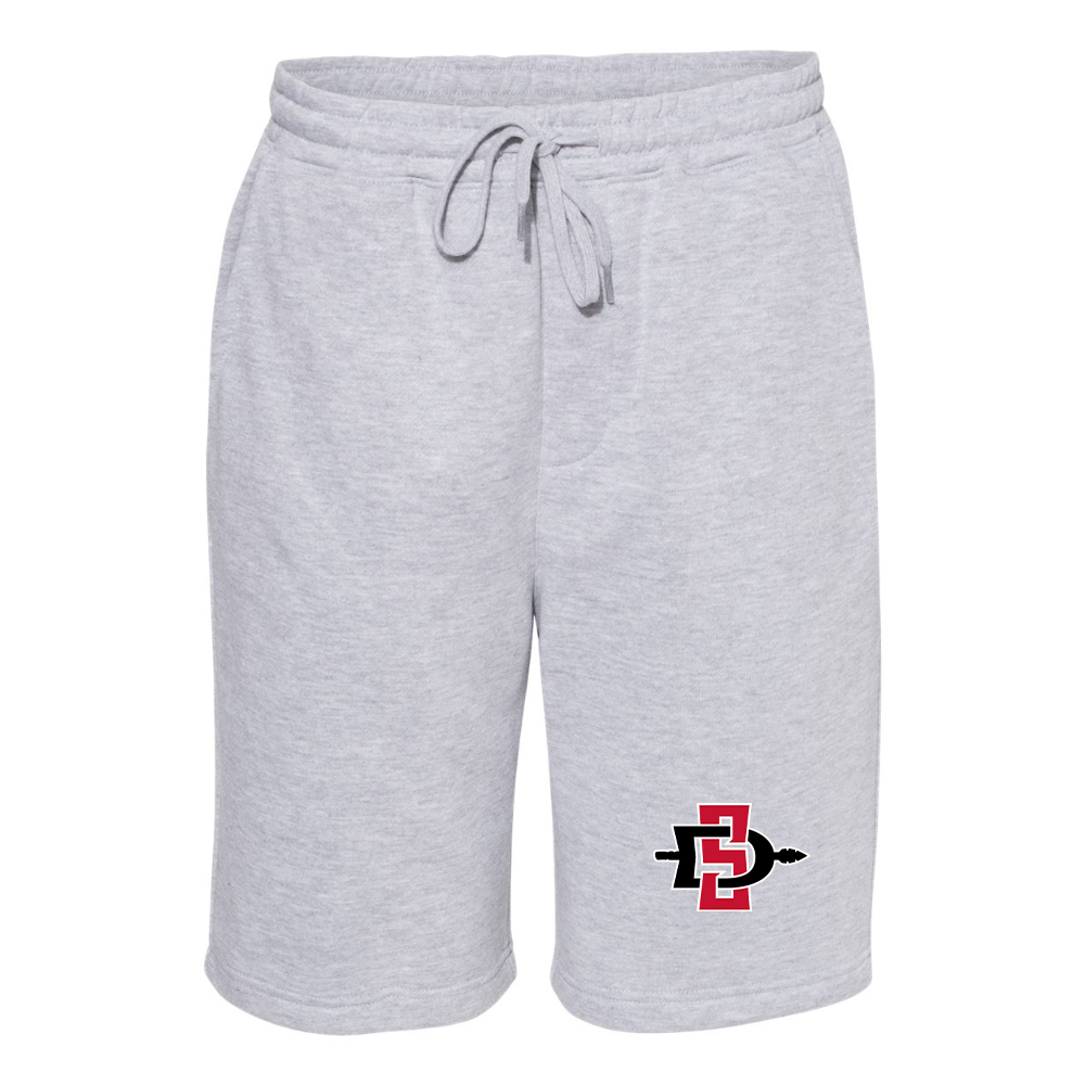 Men's San Diego State Aztecs Logo Independent Trading Co Midweight Fleece Shorts
