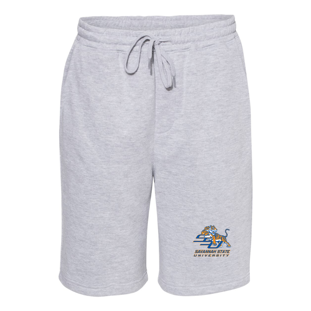 Men's Savannah State Tigers Logo Independent Trading Co Midweight Fleece Shorts