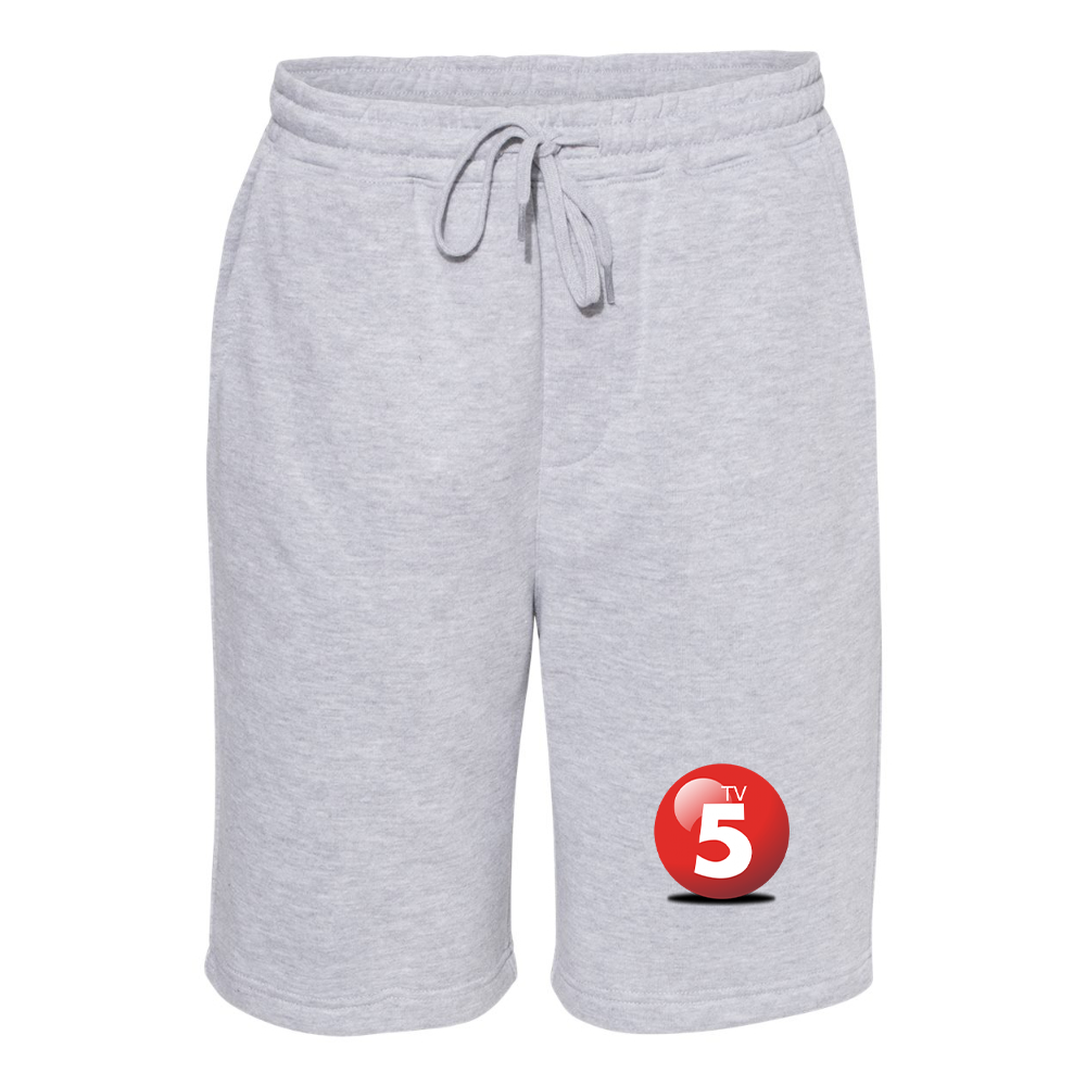Men's  ABC TV5 Logo Independent Trading Co Midweight Fleece Shorts