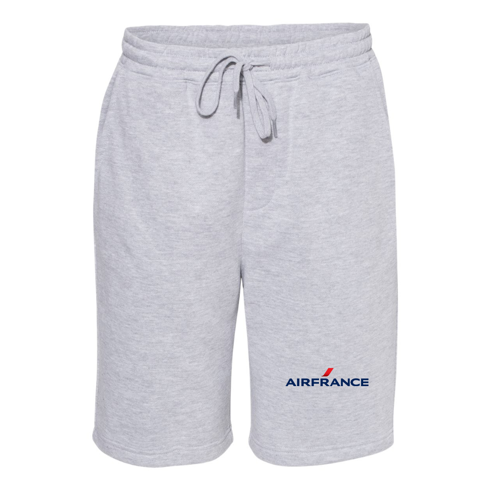Men's Air France Logo Independent Trading Co Midweight Fleece Shorts