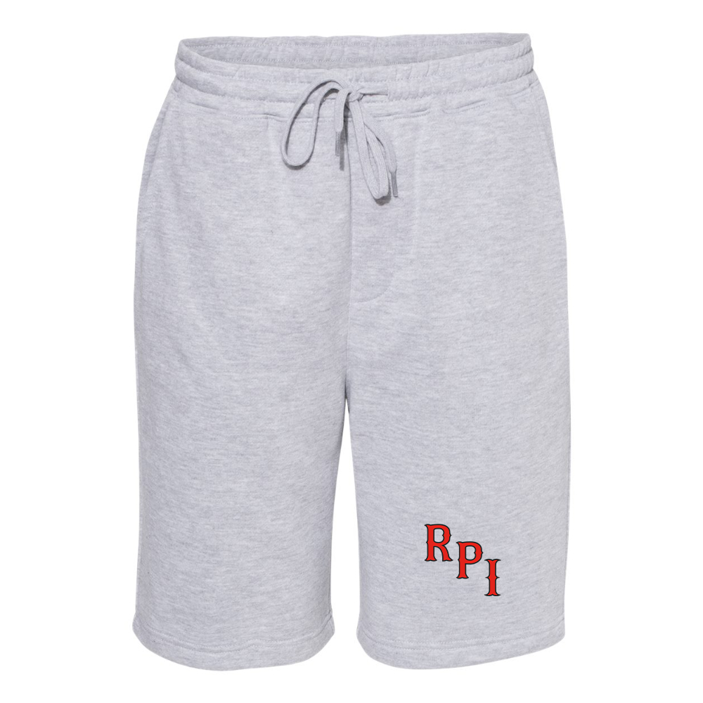 Men's RPI Engineers Logo Independent Trading Co Midweight Fleece Shorts