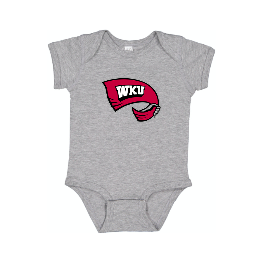 Western Kentucky Hilltoppers Logo Baby Romper Onesie