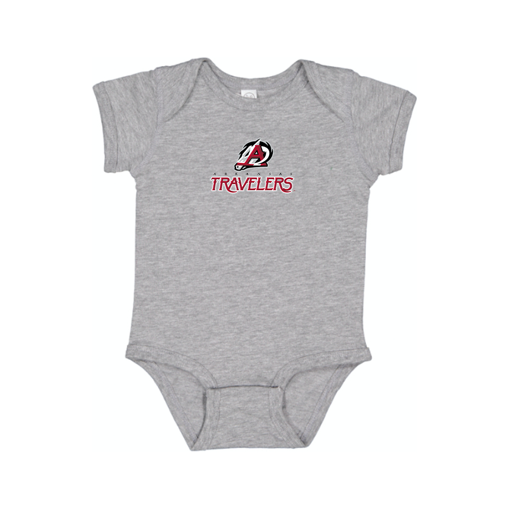 Arkansas Travelers Logo Baby Romper Onesie