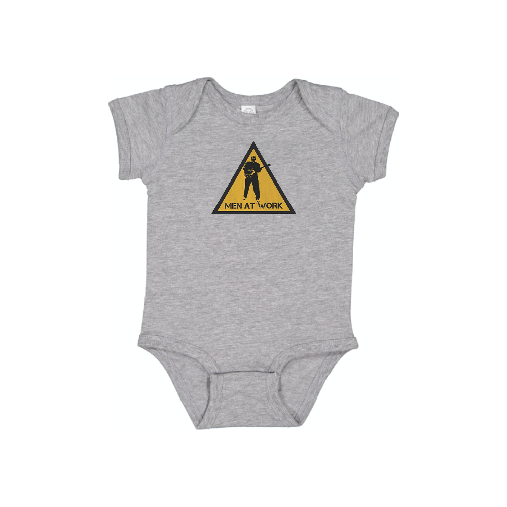 Men at Work Logo Baby Romper Onesie