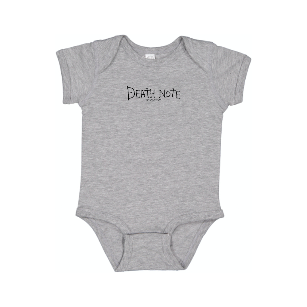 Death Note Logo Baby Romper Onesie