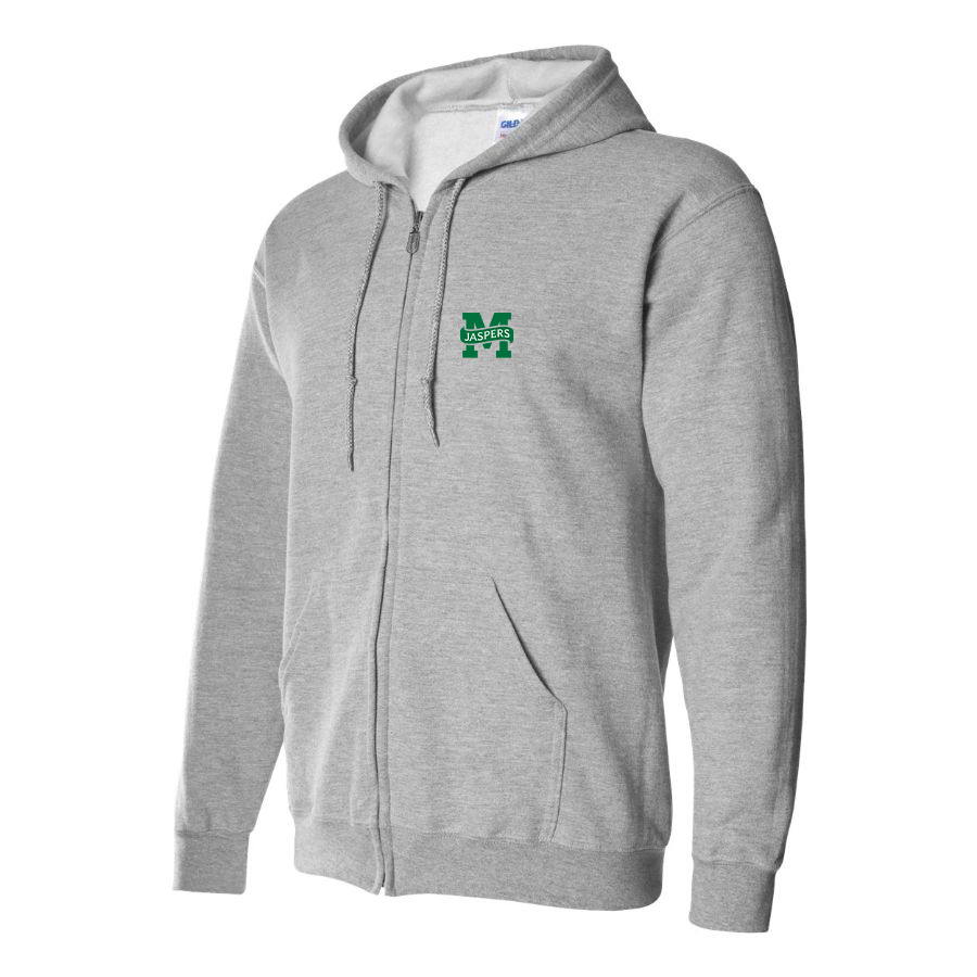 Men's Manhattan Jaspers Logo Zipper Hoodie