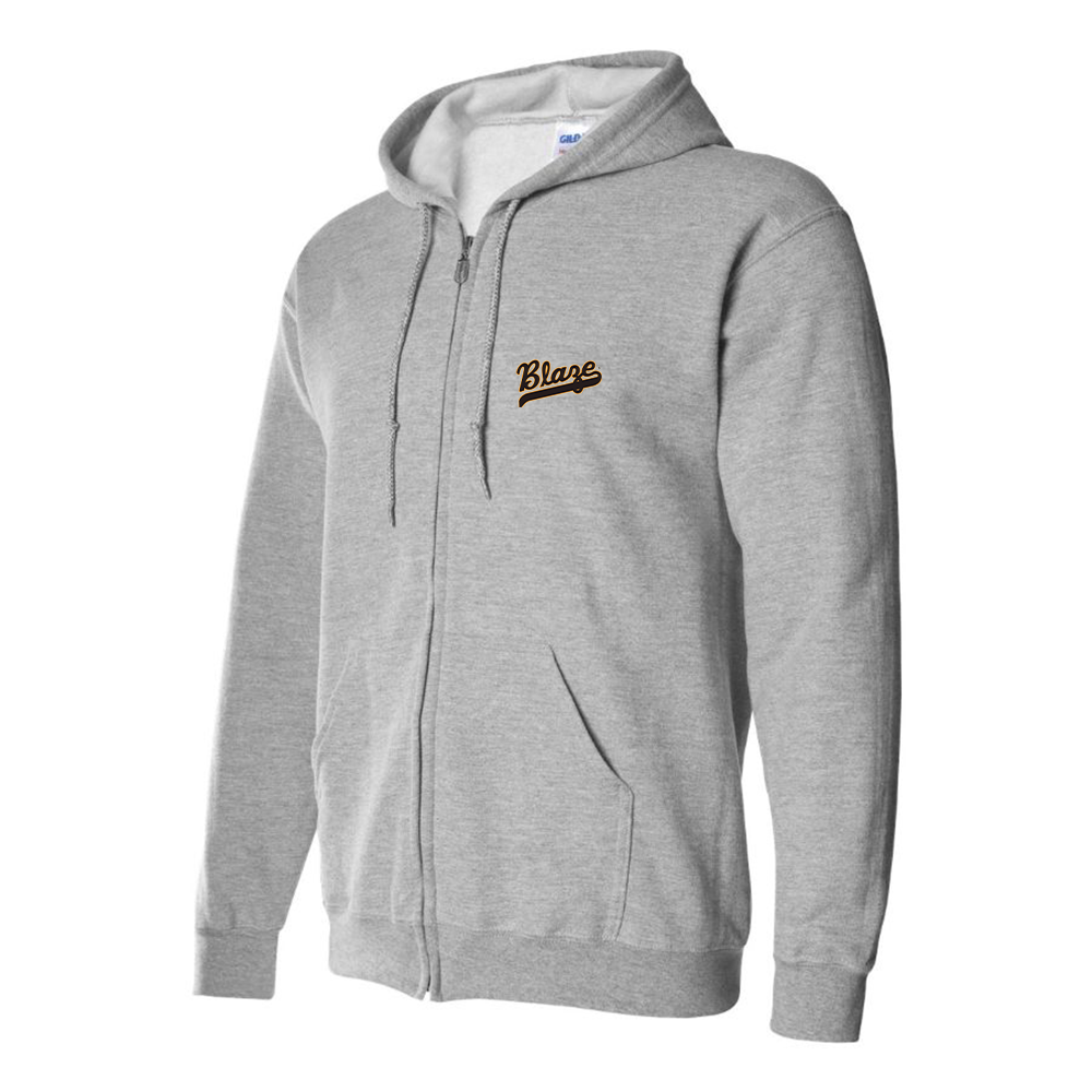Men's Bakersfield Blaze Logo Zipper Hoodie