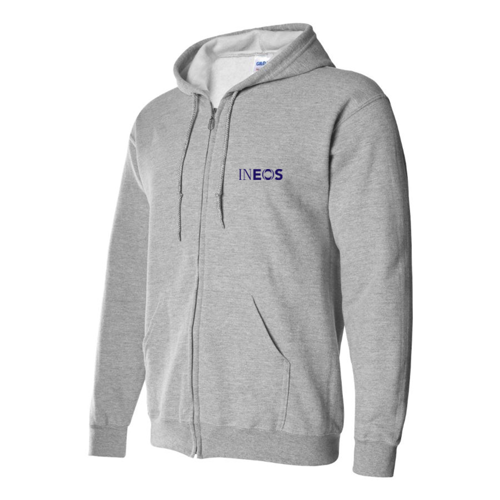 Men's INEOS Logo Zipper Hoodie