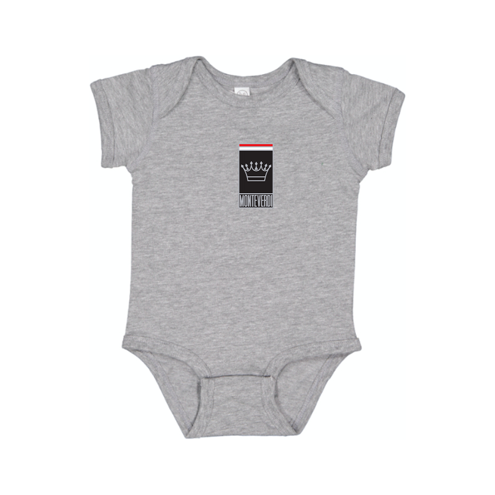 Monteverdi Logo Baby Romper Onesie