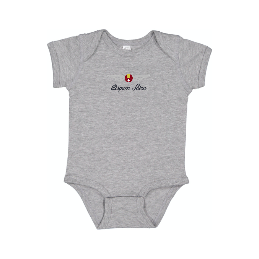 Hispano Suiza Logo Baby Romper Onesie