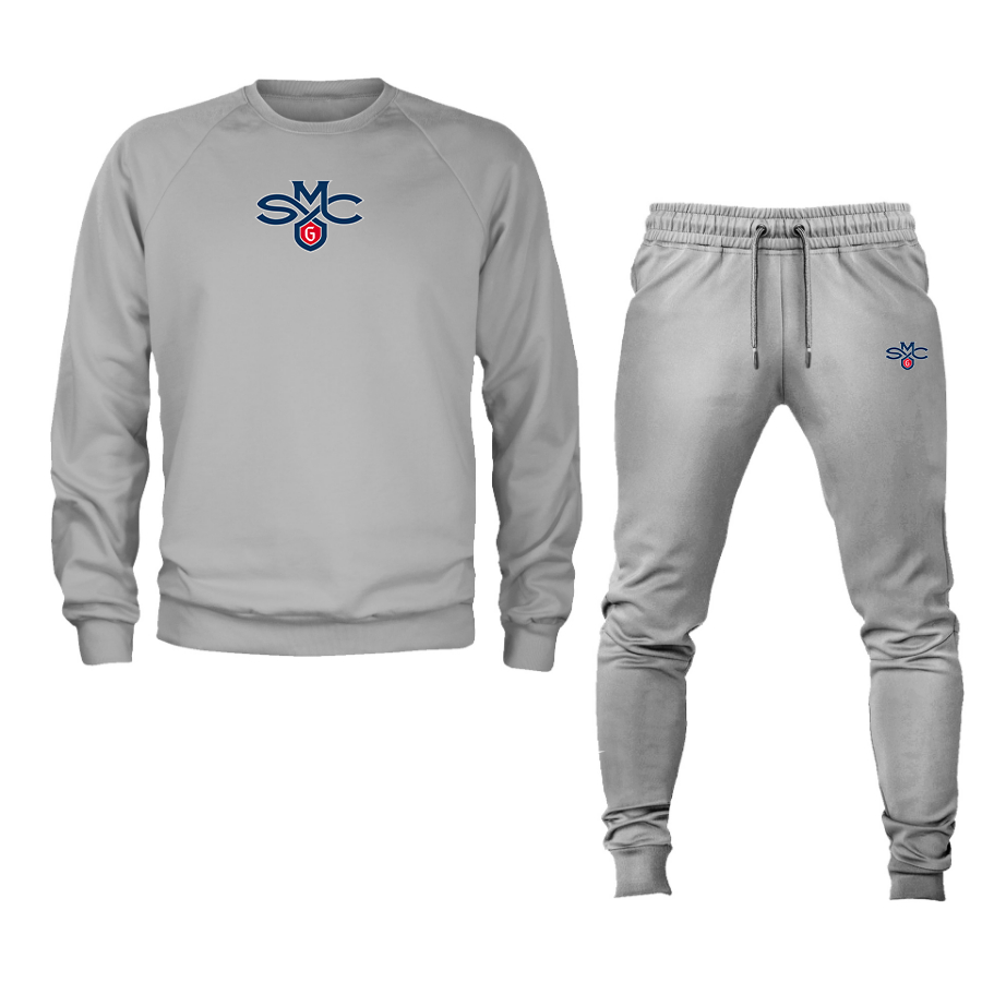 Men's Saint Marys Gaels Logo Crewneck Sweatshirt Joggers Suit