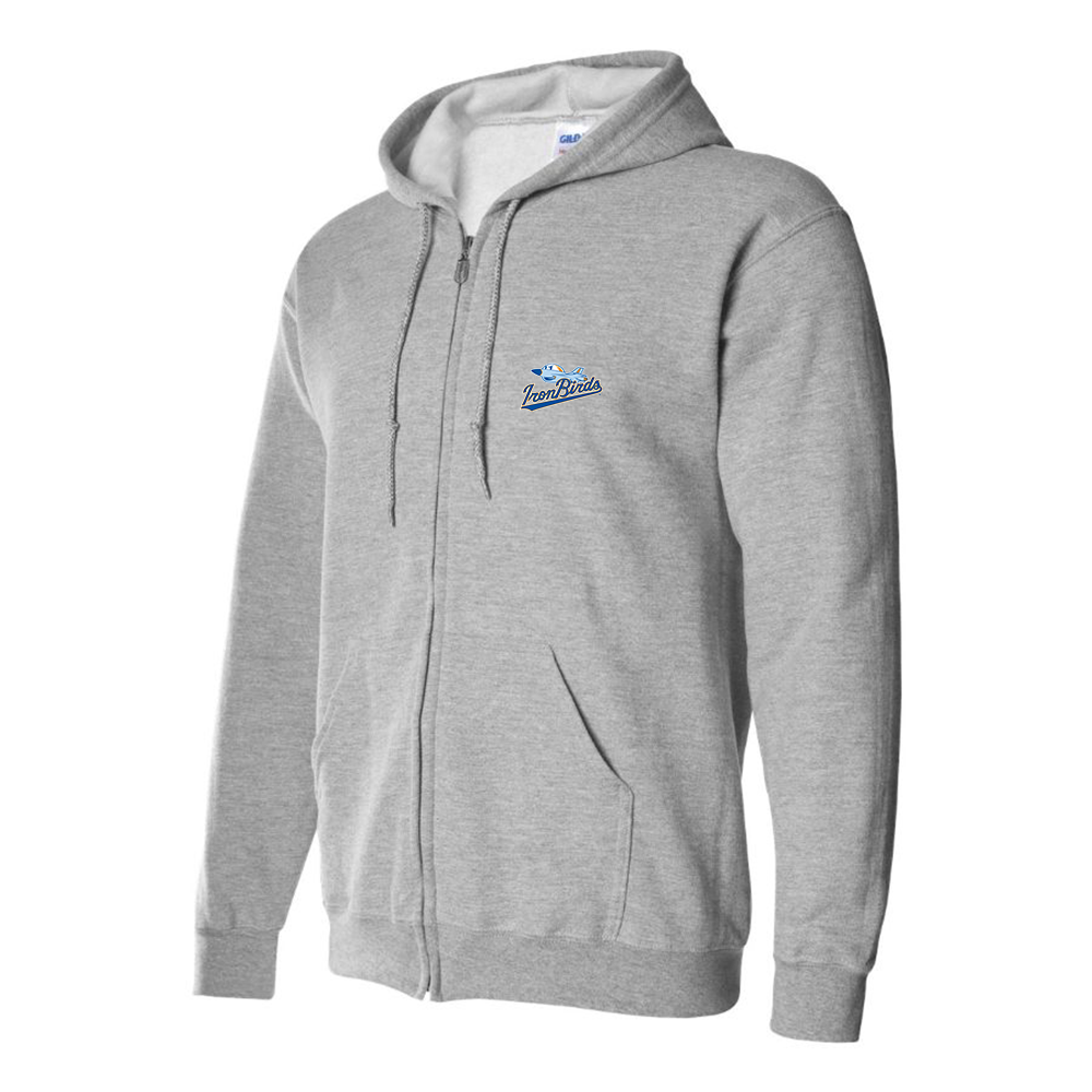 Men's Aberdeen IronBirds Logo Zipper Hoodie