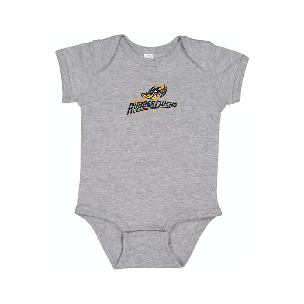 Akron RubberDucks Logo Baby Romper Onesie