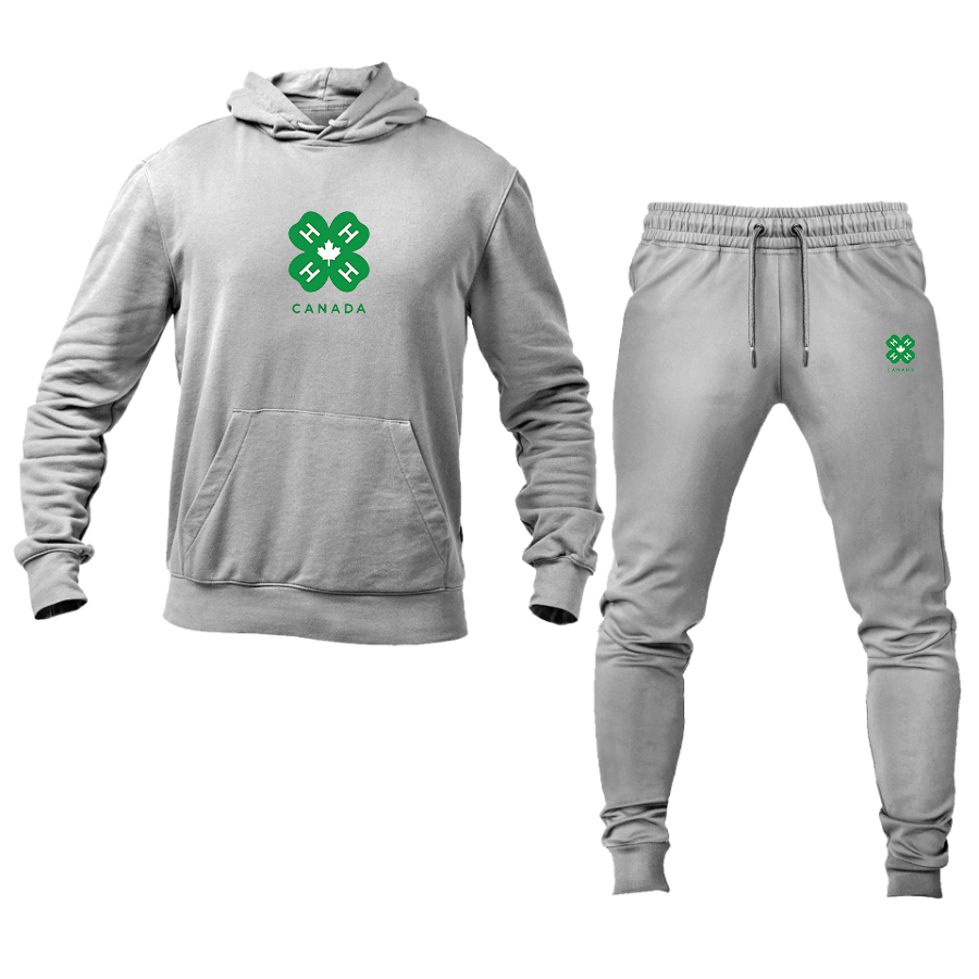 Men's 4H Canada Logo Hoodie Joggers Set