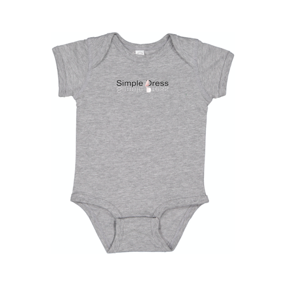 Simple Dress Logo Baby Romper Onesie