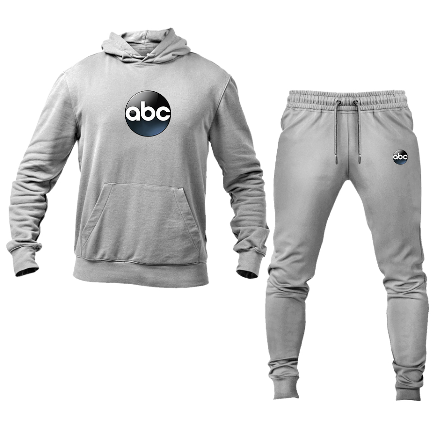 Men's Abc Logo Hoodie Joggers Set